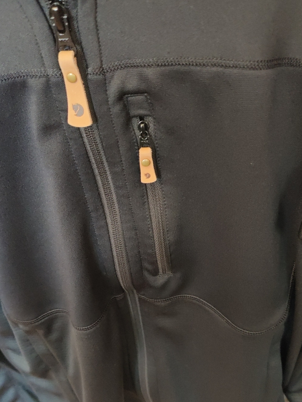 Fjallraven Abisko Trail Fleece Men's Jacket, Black, S - Picture 3 of 9